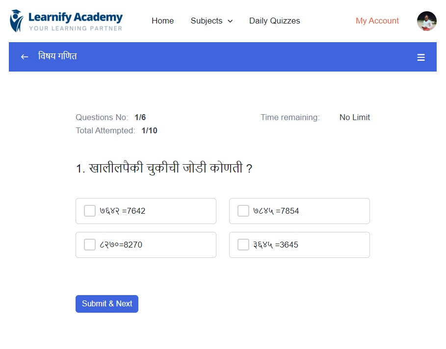 learnify-quiz-question